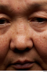 Face Nose Skin Woman Asian Overweight Wrinkles Studio photo references